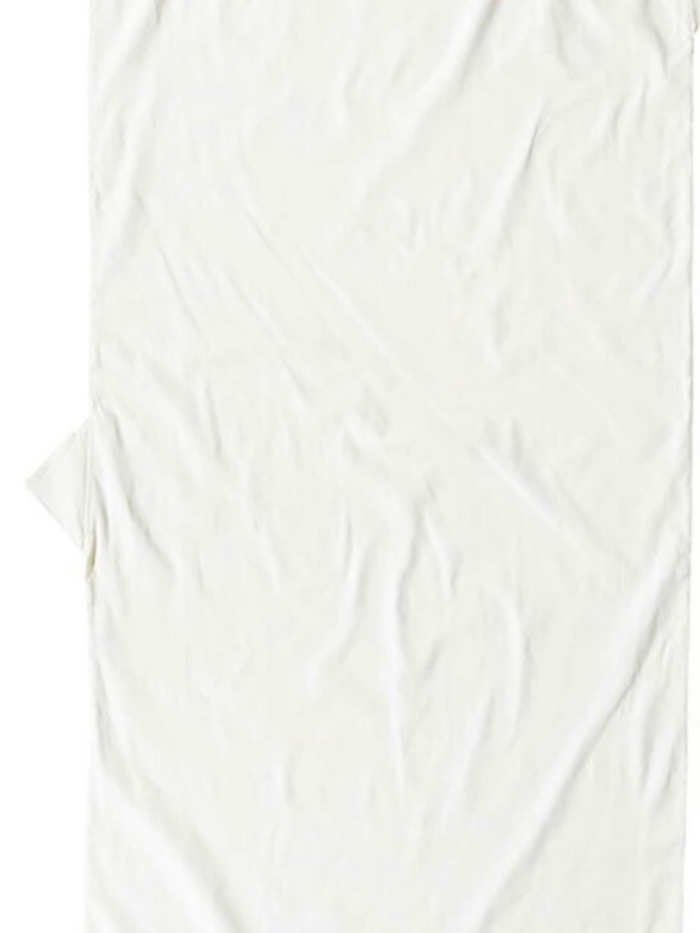 Cocoon Travel Sheet 100% Cotton Sleeping Bag Liner Camping Hostel White